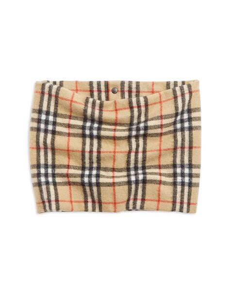 burberry check snood|Burberry Vintage Check Cashmere Snood .